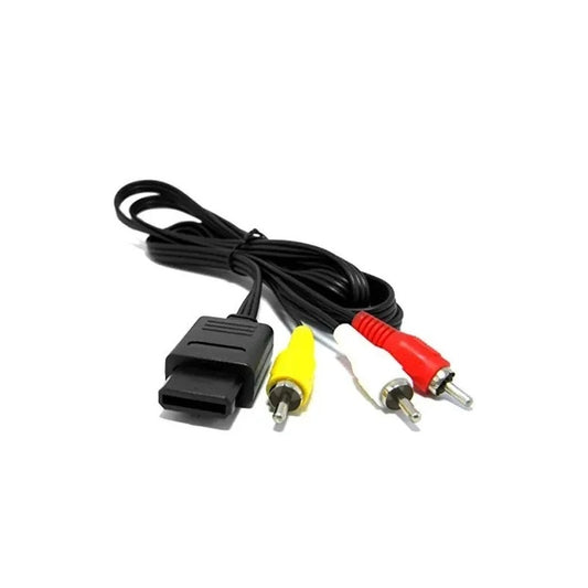 N64 SNES GameCube AV Cable Cord - RCA Audio Video TV Adapter for Nintendo Consoles