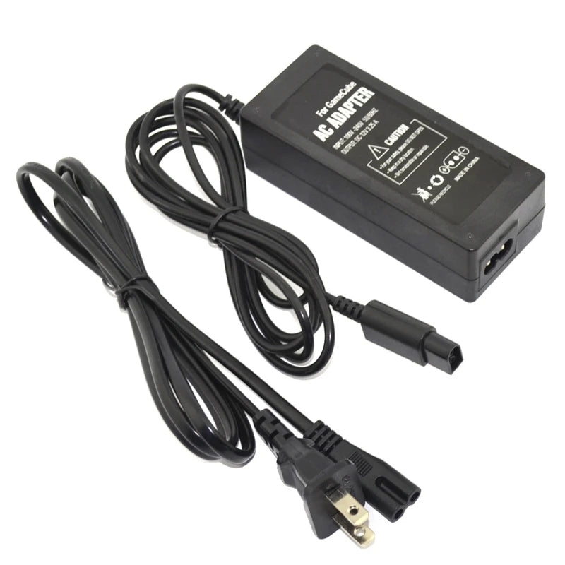 GameCube Power Supply AC Adapter Charger Cord for Nintendo NGC Console 100-240V