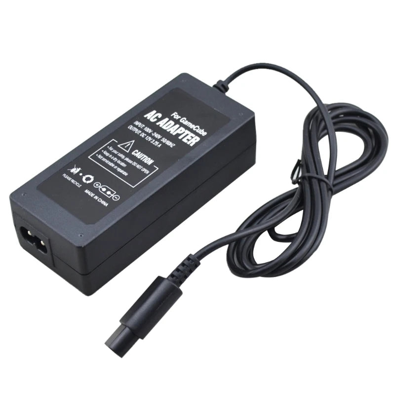 GameCube Power Supply AC Adapter Charger Cord for Nintendo NGC Console 100-240V