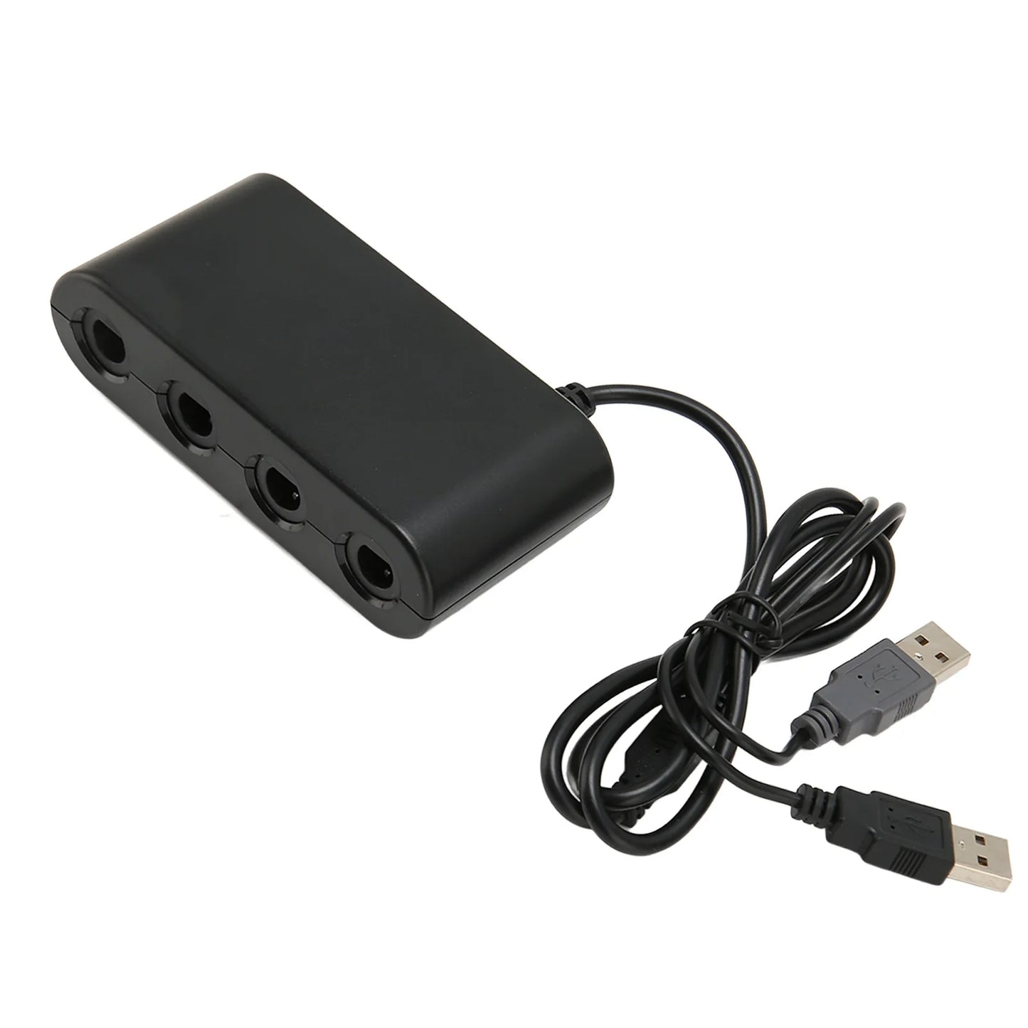 GameCube Controller Adapter 4 Port 3-in-1 w/ Turbo & Vibrate for Nintendo Switch / Wii U / PC Smash Bros