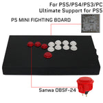 RAC-J800B All Buttons Leverless Arcade Joystick Fight Stick For PS5/PS4/PS3/Xbox/PC