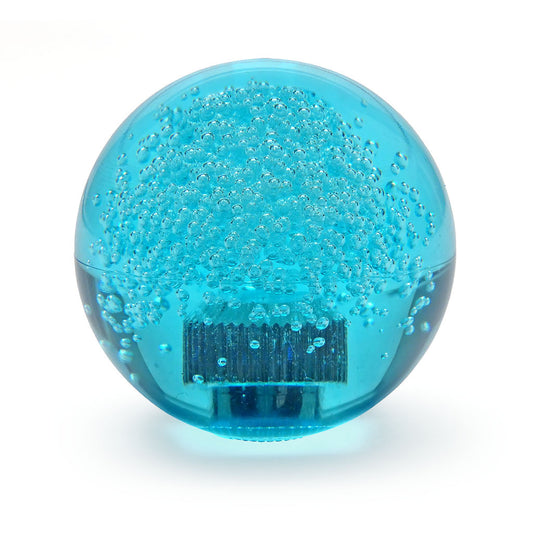 Seimitsu LB-39 Bubbletop Blue – 35mm Translucent Arcade Joystick Ball Top for Sanwa JLF & Seimitsu LS-32 | 6mm Threaded, Clear Bubble Design