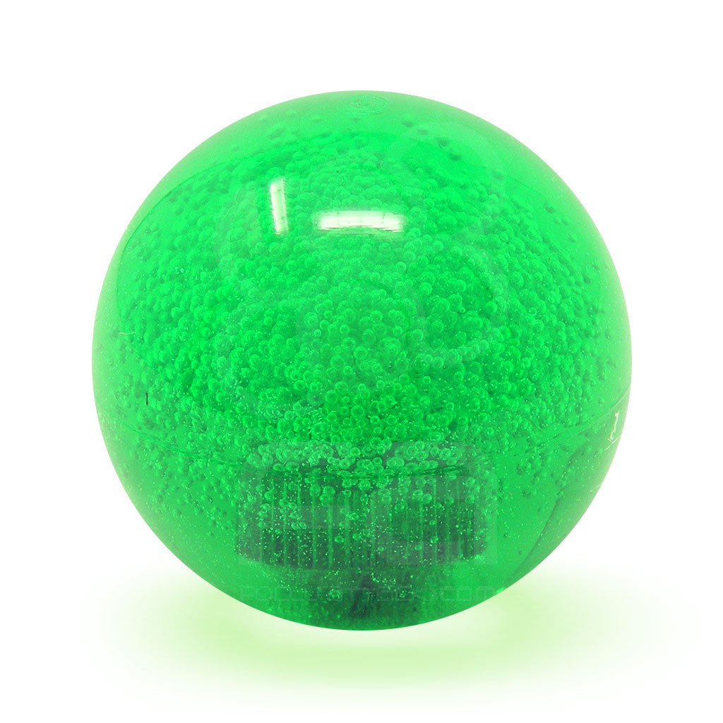 Seimitsu LB-39 Bubbletop Green – 35mm Translucent Arcade Joystick Ball Top for Sanwa JLF & Seimitsu LS-32 | 6mm Threaded, Clear Bubble Design