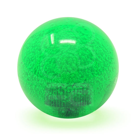 Seimitsu LB-39 Bubbletop Green – 35mm Translucent Arcade Joystick Ball Top for Sanwa JLF & Seimitsu LS-32 | 6mm Threaded, Clear Bubble Design