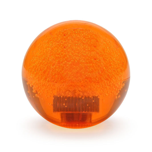 Seimitsu LB-39 Bubbletop Orange – 35mm Translucent Arcade Joystick Ball Top for Sanwa JLF & Seimitsu LS-32 | 6mm Threaded, Clear Bubble Design