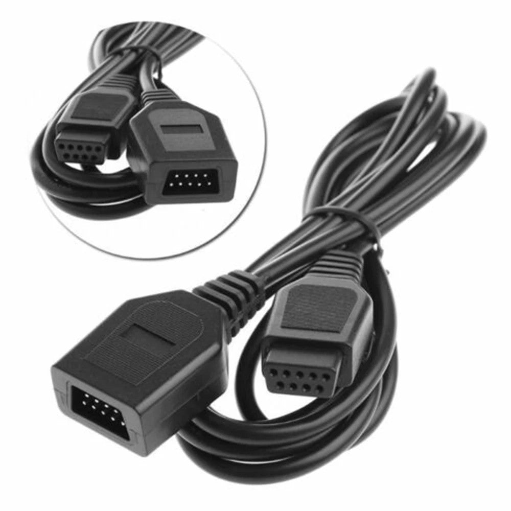 Sega Genesis Controller Extension Cable – 6FT / 1.8M 9-Pin Male to Female