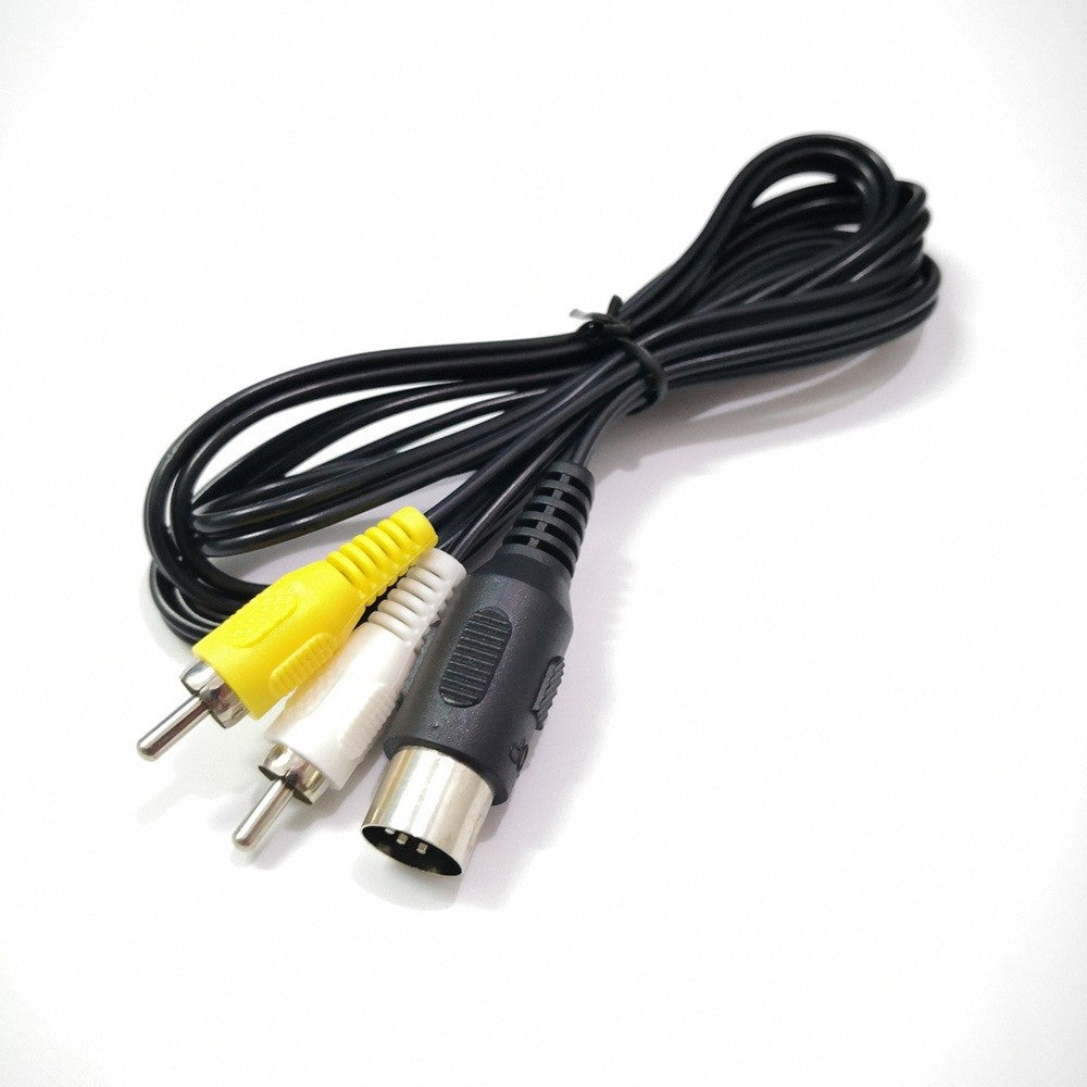 Sega Genesis Model 1 AV Cable – 6FT / 1.8M RCA Composite Audio Video Cord