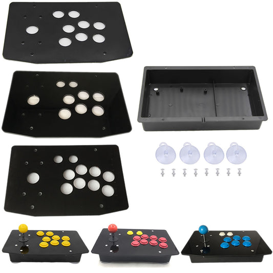 RAC-K500F Acrylic Panel Flat Case 24/30mm Button Hole DIY Arcade Joystick Kits