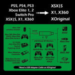 Brook Wingman XB 2 Converter - Wireless Controller Adapter for Xbox Consoles PC