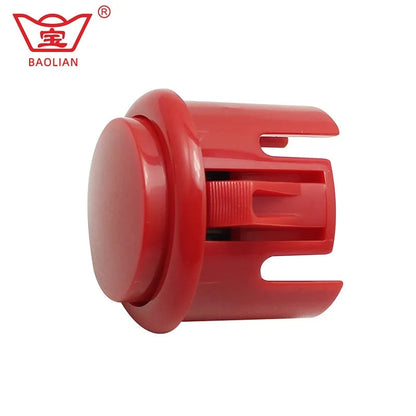 5X Baolian 30mm Round Locking Push Button have Sounds Arcade Game Accessory