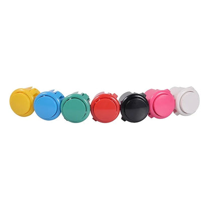 5X Baolian 30mm Round Locking Push Button have Sounds Arcade Game Accessory
