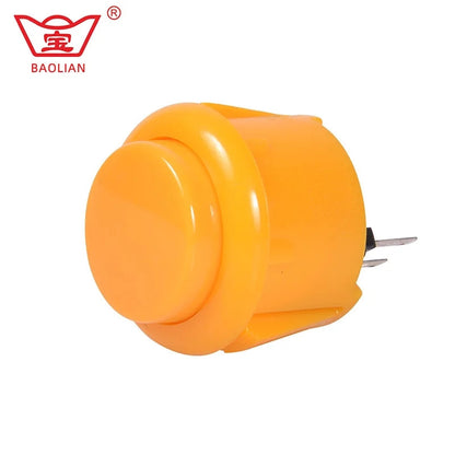 5X Baolian 24mm Round Locking Push Button have Sounds Arcade Game Accessory