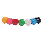 5X Baolian 24mm Round Locking Push Button have Sounds Arcade Game Accessory