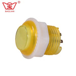 Baolian Video Game Player Switch 24mm Round Illuminated LED Acrade Push Button 5V Inner W/ LED Lamp