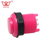 Baolian 28mm New Round Convexity Push Button (Plug-In Style) Game Machine Accessories Acrade Push Button