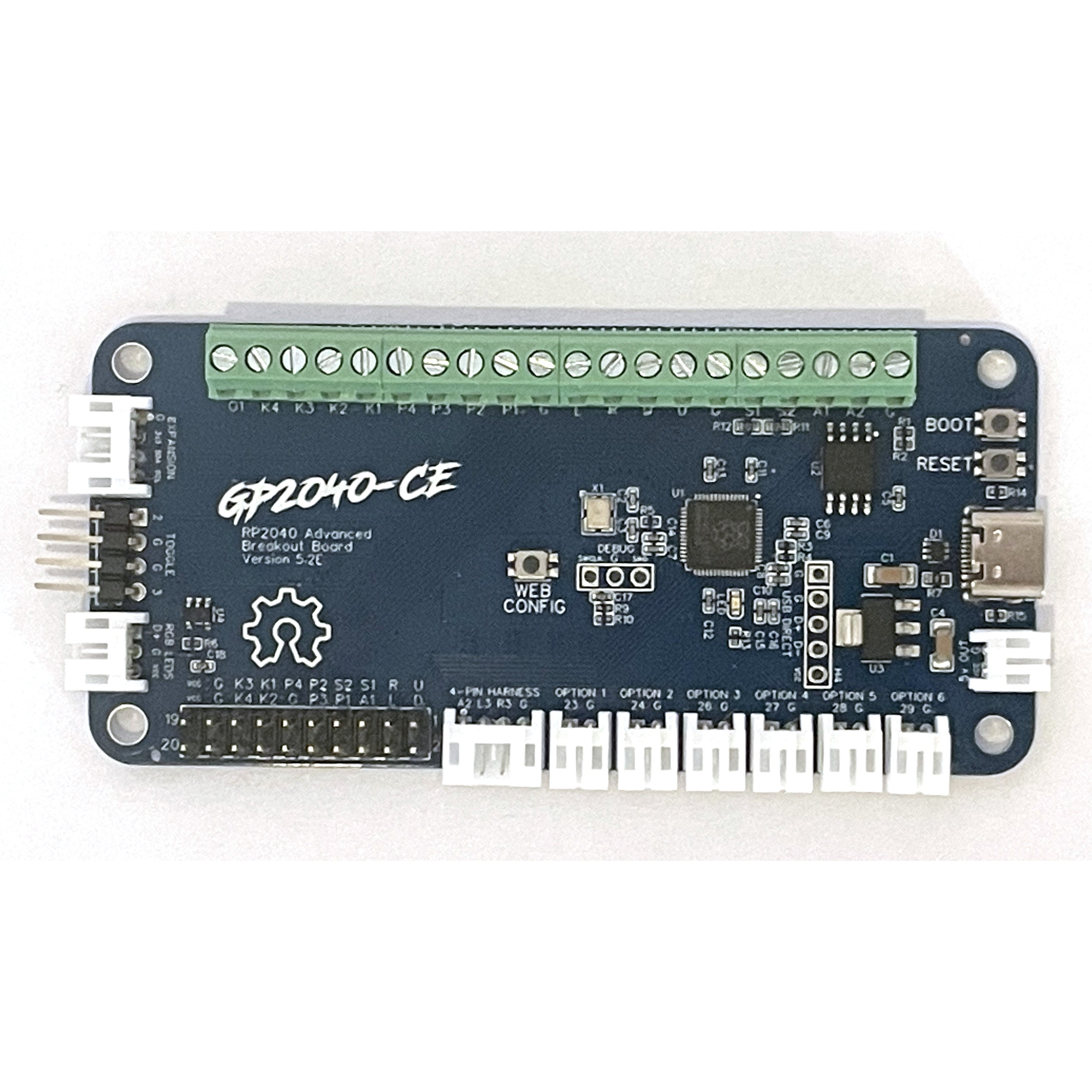 Fight Box Rp2040 Microcontroller Layout FightBox-PICO-PLUS RP2040 Advanced Breakout Board USB Fighting Board ...