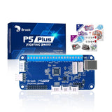 Brook P5 Plus Fighting Board - Pre-Installed Header Version PS5 Fighting Games, PS4, PS3, Switch and PC(X-Input) Consoles