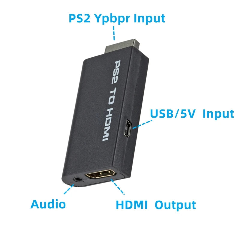 PS2 to HDMI Video Converter + Audio Output | Retro Arcade Crafts ...
