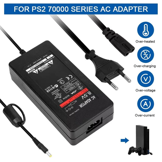 Power Adapter for PlayStation 2 PS2 and PS2 Slim 70000 US Plug