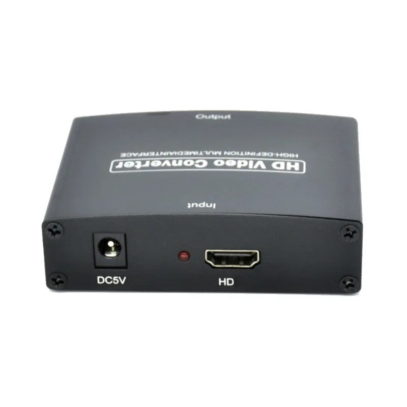 HDMI to YPbPr video converter with HDMI input and DC power port