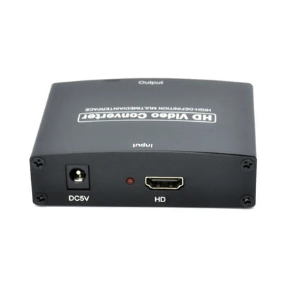 HDMI to YPbPr video converter with HDMI input and DC power port