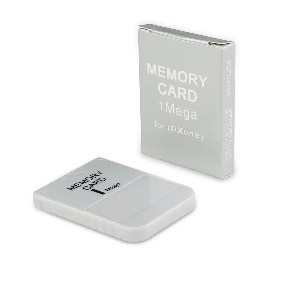 PS1 memory card 1MB with retail packaging for PlayStation 1