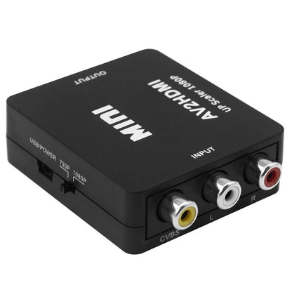 AV (RCA Composite) to HDMI Converter | CVBS to HDMI 1080p Mini Adapter