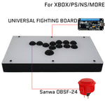 RAC-J800B All Buttons Arcade Joystick Fight Stick For PS4/PS3/Xbox/PC White/Black
