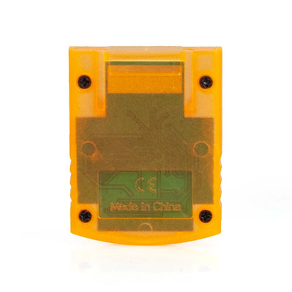 Rear close-up of 1024MB GameCube Wii memory card with screws