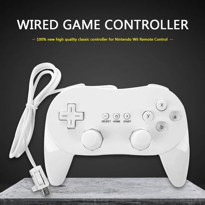 Wii Wired Joypad Joystick Gamepad - Classic 2nd Generation Controller