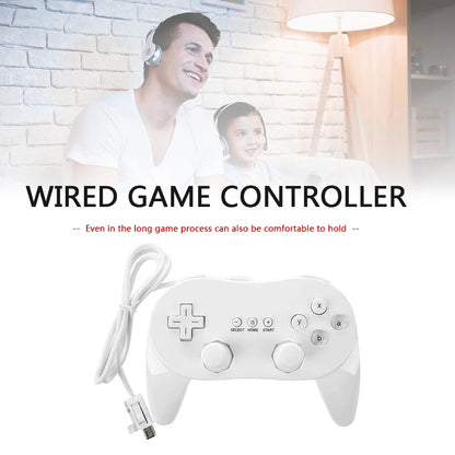 Wii Wired Joypad Joystick Gamepad - Classic 2nd Generation Controller