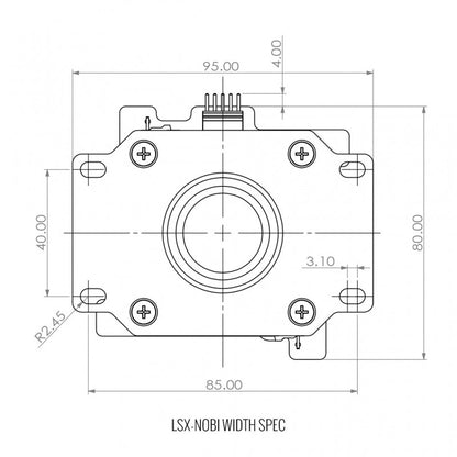 Seimitsu LSX-NOBI-01-PRO Arcade Joystick – Nobi Pro Edition, Octagonal Restrictor, High-Tension Spring, Detachable Bullet Handle, Tekken Champion Design