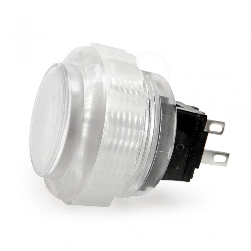Seimitsu PS-14-DN-K Button – 24mm White Translucent Screw-In Arcade ...