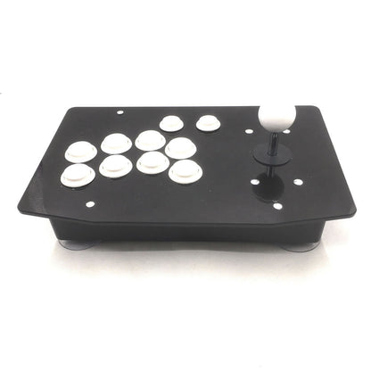 RAC-J500S 10 Buttons Right Handed Arcade Joystick USB Wired Black Acrylic Panel For PC