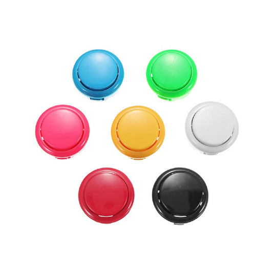 Arcade Buttons 30mm Red Black Yellow Green Blue Black