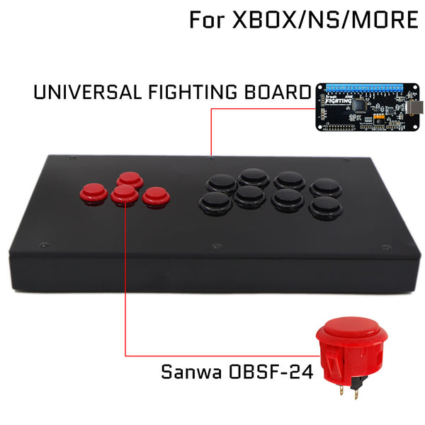 AS IS 8Bitdo Arcade Stick USB ONLY 80FE Sanwa Seimitsu Board Controller For  Game