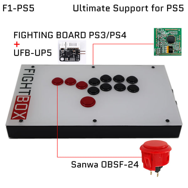 FightBox F1-PS5 All Buttons Arcade Joystick Fight 