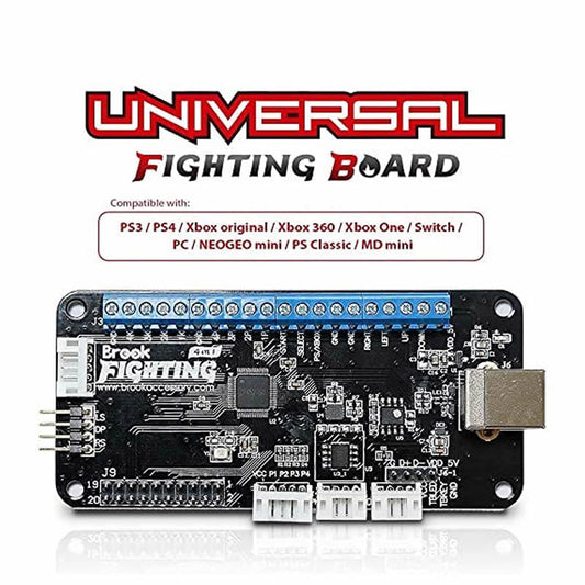 Brook Universal Fighting Board (PS3 | PS4 | Xbox 360 | Xbox One | PC | WIIU | Switch | NEO•GEO Mini) RetroArcadeCrafts