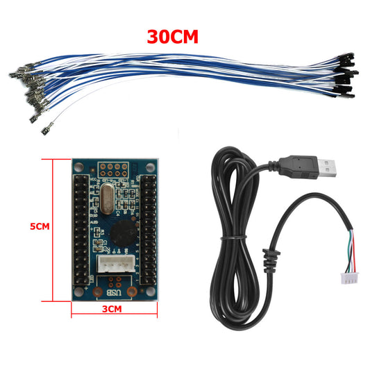 RAC-C300 4.8mm Zero Delay USB Encoder For PC Arcade Joystick Button Board Cables