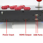 Retro Arcade Game Console Joystick 128G Artwork Panel Raspberry PI 4 Model B 4GB RetroArcadeCrafts