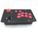 RAC-J500S-10 10 Buttons Arcade Joystick USB Wired Black Acrylic Panel For PC RetroArcadeCrafts