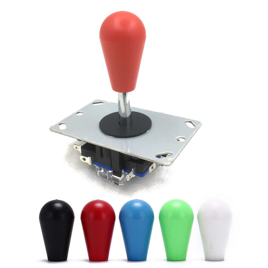 Arcade Joystick 8 Way Joystick Fighting Stick DIY Parts Colorful Oval Ball Top