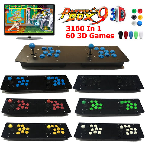 Pandora Box 9S 3D 3160 Games Retro Video Game Arcade Console Acrylic Panel RetroArcadeCrafts