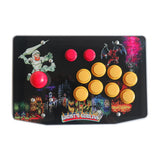 RAC-J500S-10 10 Buttons Arcade Joystick USB Wired Acrylic Artwork Panel For PC RetroArcadeCrafts