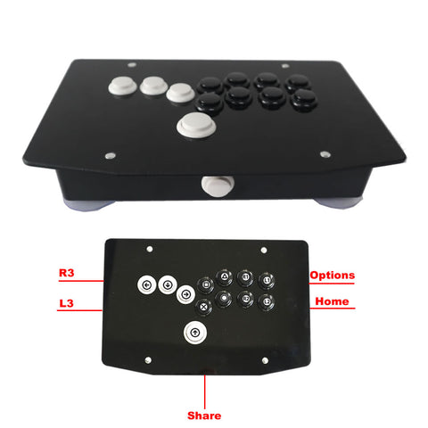 RAC-J500B-P4 All Buttons Arcade Fight Stick Game Controller Hitbox Joystick For PS4/PC