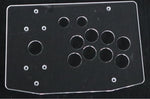 DIY Arcade Joystick Kits Part Clear Transparent Acrylic Panel Flat Case 24/30mm RetroArcadeCrafts