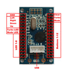 RAC-D300 DIY Arcade Joystick 2Pin 2 Players Kits Buttons USB Encoder Cables