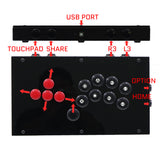 RAC-J802B All Buttons Arcade Joystick Fight Stick For PS4/PS3/PC RetroArcadeCrafts