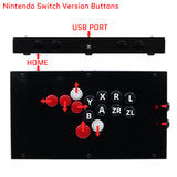 RAC-J803B-NS All Buttons Hitbox Style Arcade Game Controller Nintendo Switch RetroArcadeCrafts