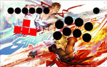 B6-PC Ultra-Thin Keyboard Buttons Game Controller WASD Fightstick For PC USB Hot-Swap Cherry MX